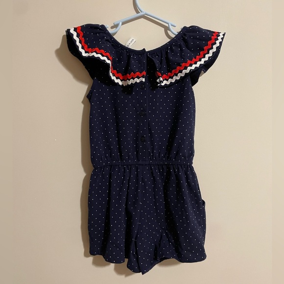 Janie and Jack Ric Rac Romper - Picture 4 of 6